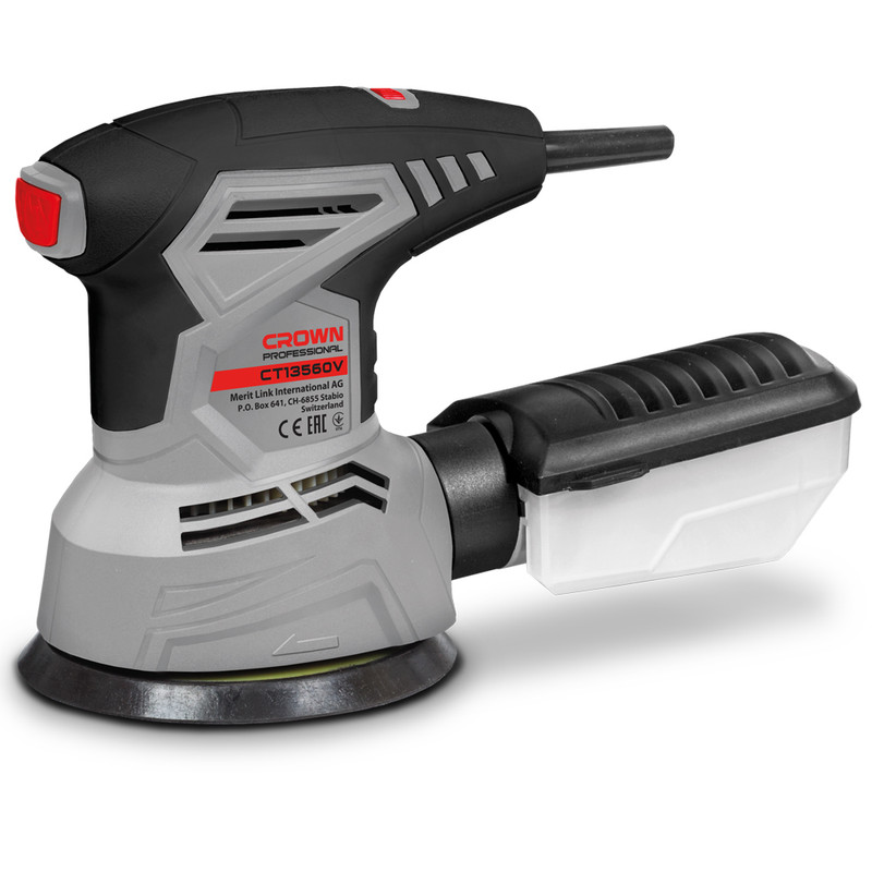 Машина шлифовальная эксцентриковая CROWN CT13560V, CROWN Машина шлифовальная эксцентриковая CROWN CT13560V, CROWN