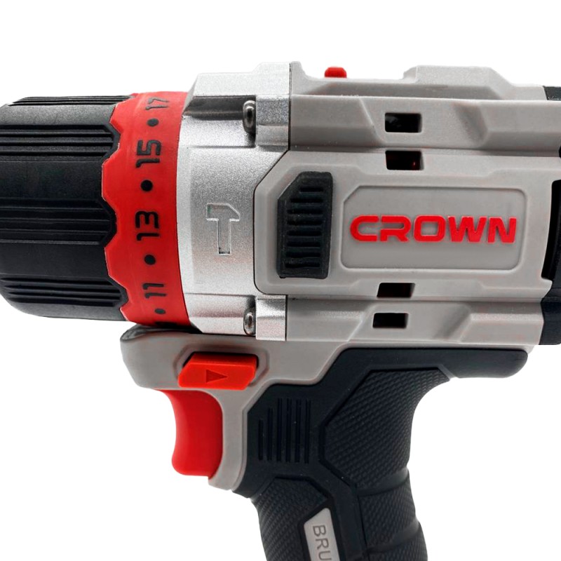 Дрель-шуруповерт ударная аккумуляторная BL CROWN CT21127HMX, CROWN Дрель-шуруповерт ударная аккумуляторная BL CROWN CT21127HMX, CROWN