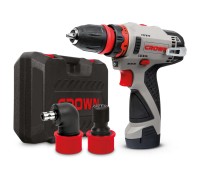 Дрель-шуруповерт аккумуляторная CROWN CT21072HQX-2 BMC