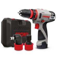 Дрель-шуруповерт аккумуляторная CROWN CT21072HQX-2 BMC