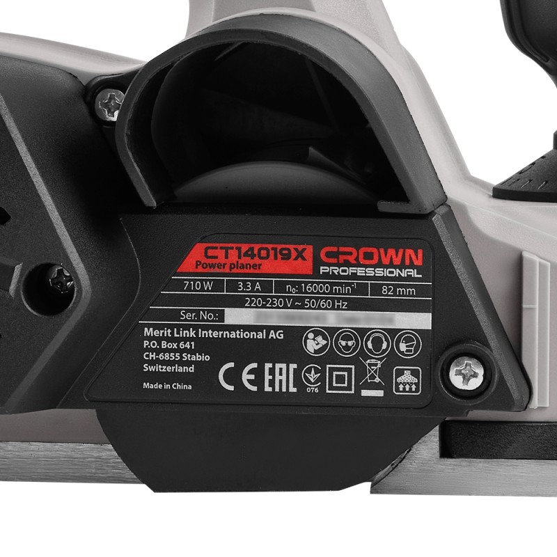 Рубанок CROWN CT14019X, CROWN Рубанок CROWN CT14019X, CROWN