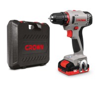 Дрель-шуруповерт аккумуляторная CROWN CT21081H-2 BMC