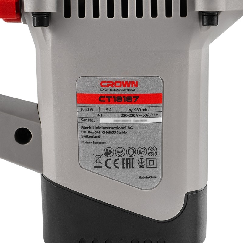 Перфоратор CT18187 BMC, CROWN Перфоратор CT18187 BMC, CROWN