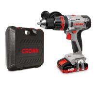 Дрель-шуруповерт аккумуляторная CROWN CT21076HMX-2 BMC