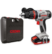 Дрель-шуруповерт аккумуляторная CROWN CT21076HMX-2 BMC