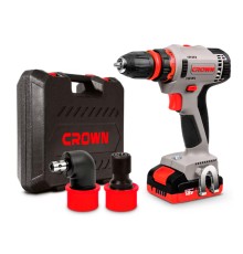 Дрель-шуруповерт аккумуляторная CROWN CT21081HQ-2 BMC