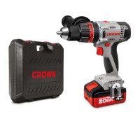 Дрель-шуруповерт аккумуляторная CROWN CT21076HMX-4 BMC