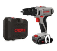 Дрель-шуруповерт аккумуляторная CROWN CT21055L-1.5 BMC