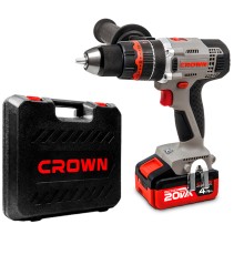 Дрель-шуруповерт ударная аккумуляторная BL CROWN CT21093HMX-4 BMC