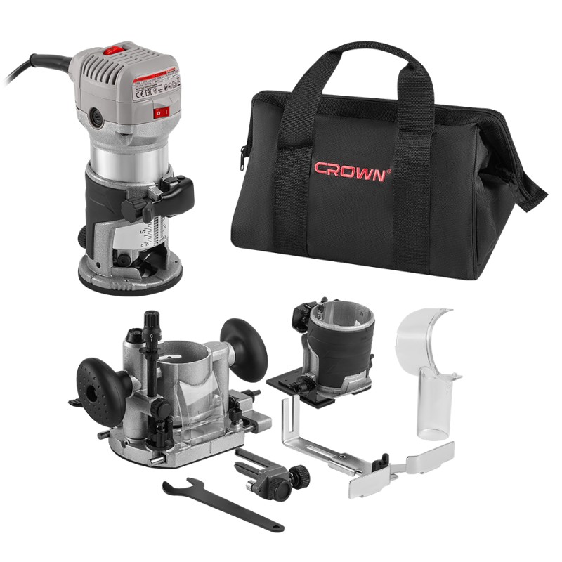 Фрезер кромочный CROWN CT11023S, CROWN Фрезер кромочный CROWN CT11023S, CROWN