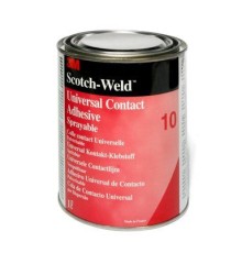 Клей неопреновый однокомпонентный контактный Scotch-Weld™ 10, жёлтый, 1 л