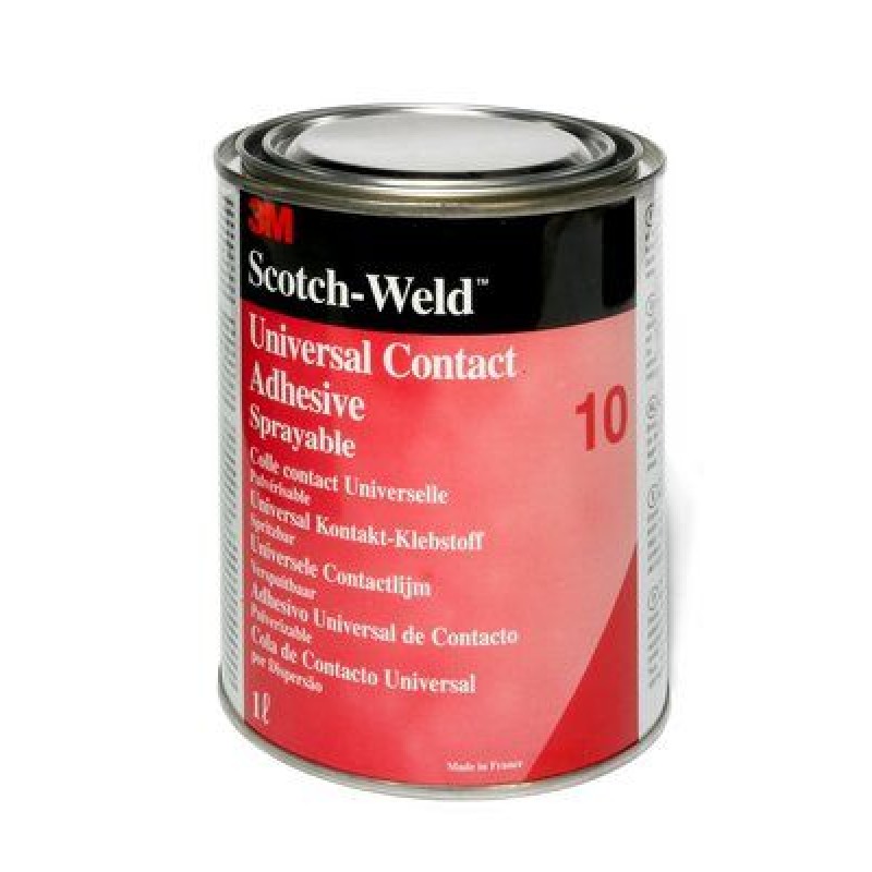 Клей неопреновый однокомпонентный контактный Scotch-Weld™ 10, жёлтый, 1 л
