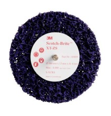 Круг зачистной Scotch-Brite™ Clean and Strip XT-ZS, S XCS, 100 мм х 13 мм, шпиндель 6 мм 05809