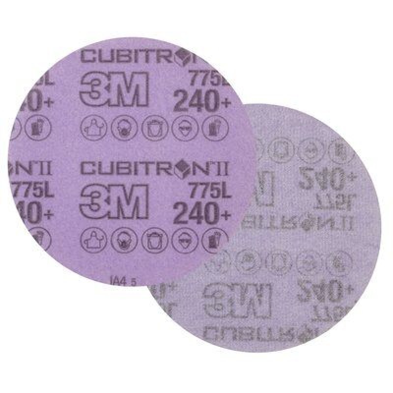 Круг Шлифовальный 775L, 240+, 150 мм, без отв., № 47096, 50 шт./уп.