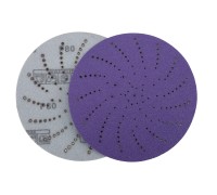 Круг шлифовальный c мультипылеотводом Purple, P80, PROBOS CERAMIC FILM Hookit CF775, 125 мм