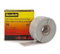 Лента самослипающаяся силиконовая Scotch® 70 изоляционная рулон 25мм х 9м