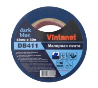 Малярная лента для большинства поверхностей Vintanet DarkBlue DB411, 48мм х 50м