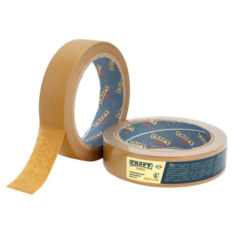 Лента малярная CRAFT TAPE 110 ° С 25мм х 25м коричневая