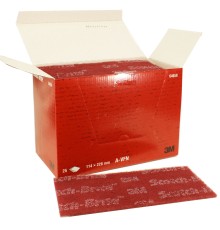 Лист Scotch-Brite™ MX-HP , A VFN, бордовый, 114 мм х 228 мм, № 64659, 25 шт./уп.