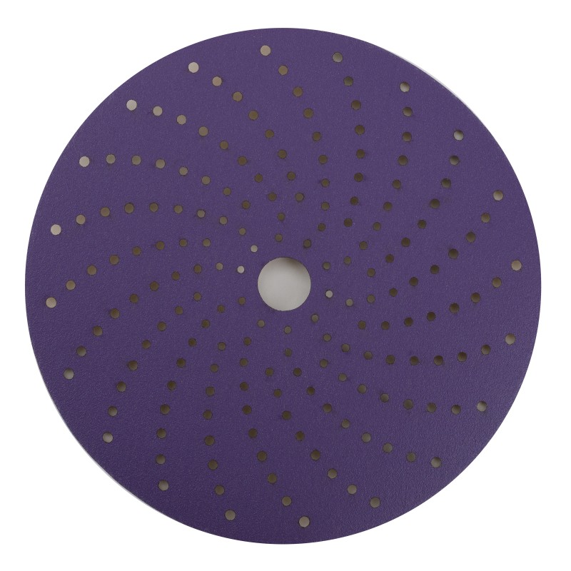 Круг шлифовальный c мультипылеотводом Purple, P180, PROBOS CP737 CERAMIC Hookit , 150 мм