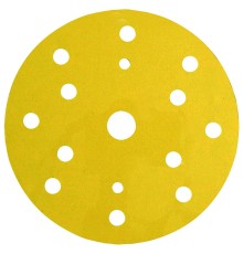 Круг абразивный, золотой, 15 отверстий, Р150, 150 мм,3M™ Hookit™ 255P+