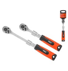 Трещотка 1/4" 72зуб. 165-215мм телескоп. PRO STARTUL (PRO-47014)