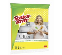 Салфетка Scotch-Brite® Универсальная Ультра, 38 х 40 см, 3 шт./упак.