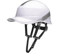 Каска защитная BASEBALL DIAMOND V UP из ABS белого цвета