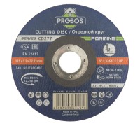 Круг отрезной PROBOS FORMING CD277 T41 metal&lnox 125х1,2х22,23