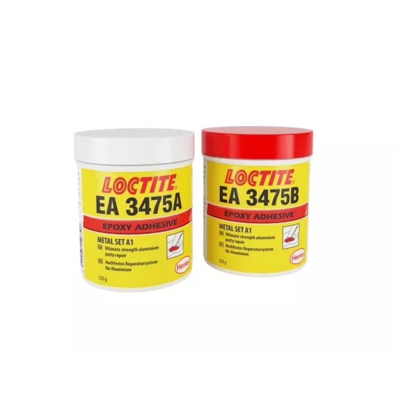 Шпатлевка двухкомпонентная эпоксидная LOCTITE EA 3475 500G с алюминиевым наполнителем