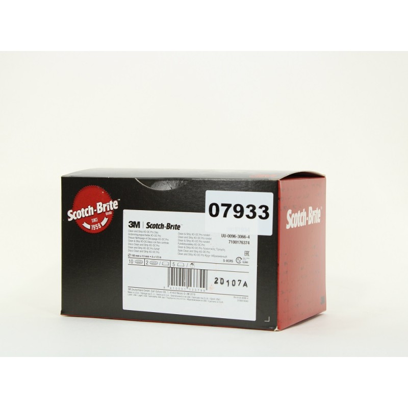 Круг зачистной Scotch-Brite Clean and Strip Pro XO-DC, S XCRS, 100 x 13 мм, PN51934, 30 шт./кор.