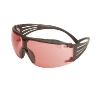 Очки открытые защитные с покрытием Scotchgard™ Anti-Fog (K&N), цвет линз алый, черные дужки