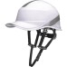Каска защитная BASEBALL DIAMOND V UP из ABS белого цвета