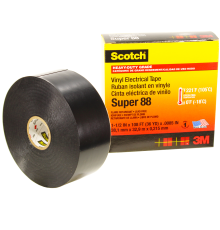 Изолента ПВХ, высшего класса SCOTCH SUPER 88, рулон 38 мм х 33 м х 0,22 мм