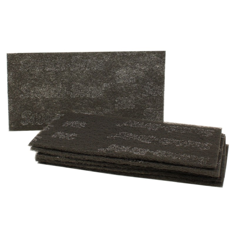 Лист, Scotch-Brite™ MX-HP , S ULF, серый, 114 мм х 228 мм, № 64660, 25 шт./уп.