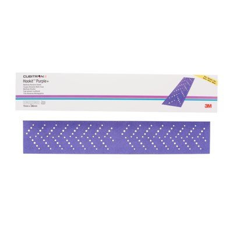 Полоска абразивная Purple+, 3M™ Hookit™ 737U, 400+, 70 мм x 396 мм Полоска абразивная Purple+, 3M™ Hookit™ 737U, 400+, 70 мм x 396 мм