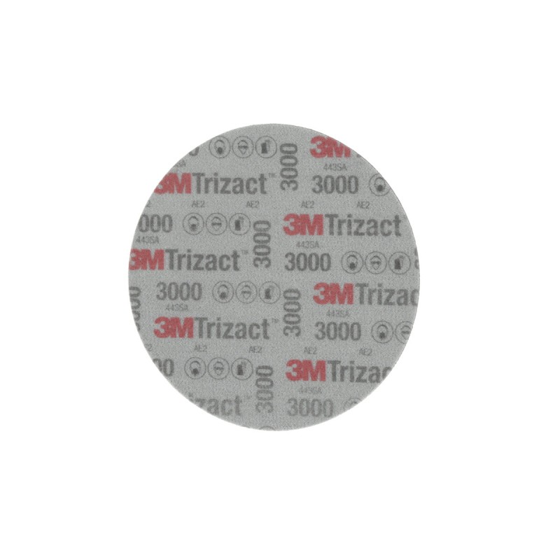 Круг абразивный, полировальный, Р3000, 150 мм, 3M™ Trizact™ Круг абразивный, полировальный, Р3000, 150 мм, 3M™ Trizact™