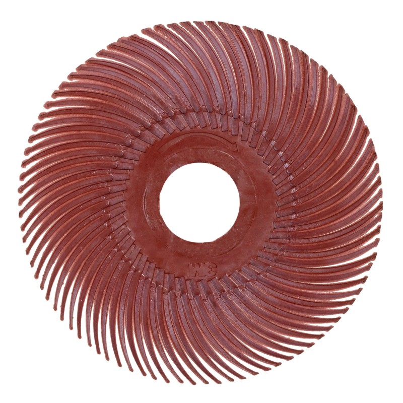 Круг Bristle BB-ZB тип С, P220, красный, 75 мм х 9.5 мм,№ 30128, 40 шт./уп.