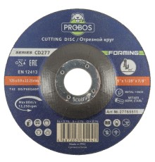 Круг отрезной PROBOS FORMING CD277 T42 metal&Inox 125х0,9х22,23