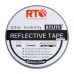 Лента световозвращающая сегментированная металлизированная RTLITE RT-V104M 50 мм х 50 м, белая