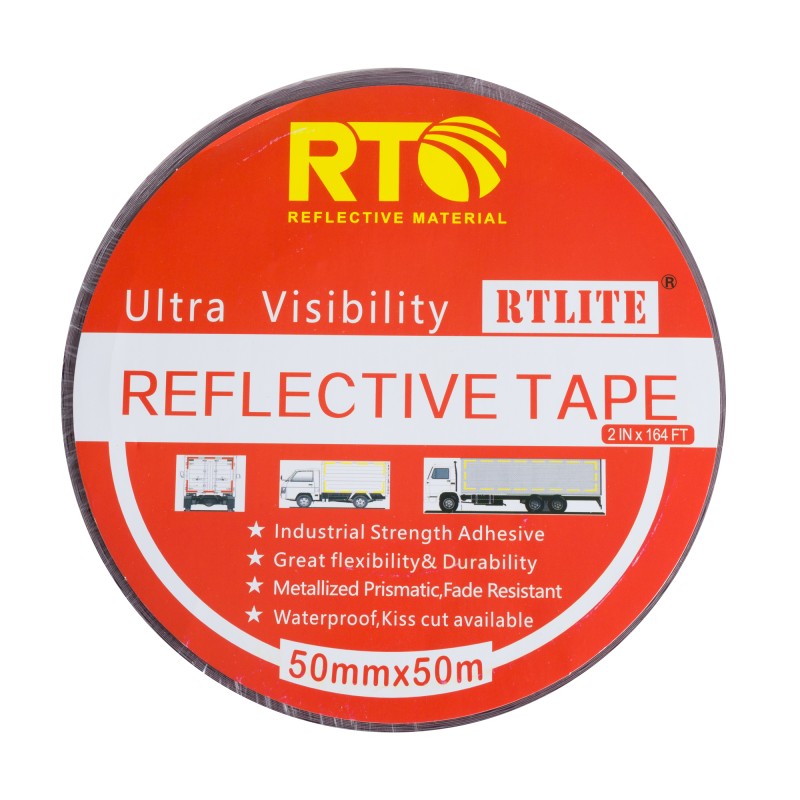 Лента световозвращающая металлизированная RTLITE RT-V104M 50,8 мм х 50 м, красная Лента световозвращающая металлизированная RTLITE RT-V104M 50,8 мм х 50 м, красная