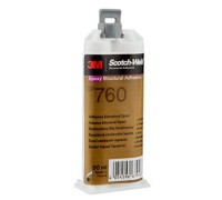 Клей эпоксидный двухкомпонентный DP760, белый, 50 мл