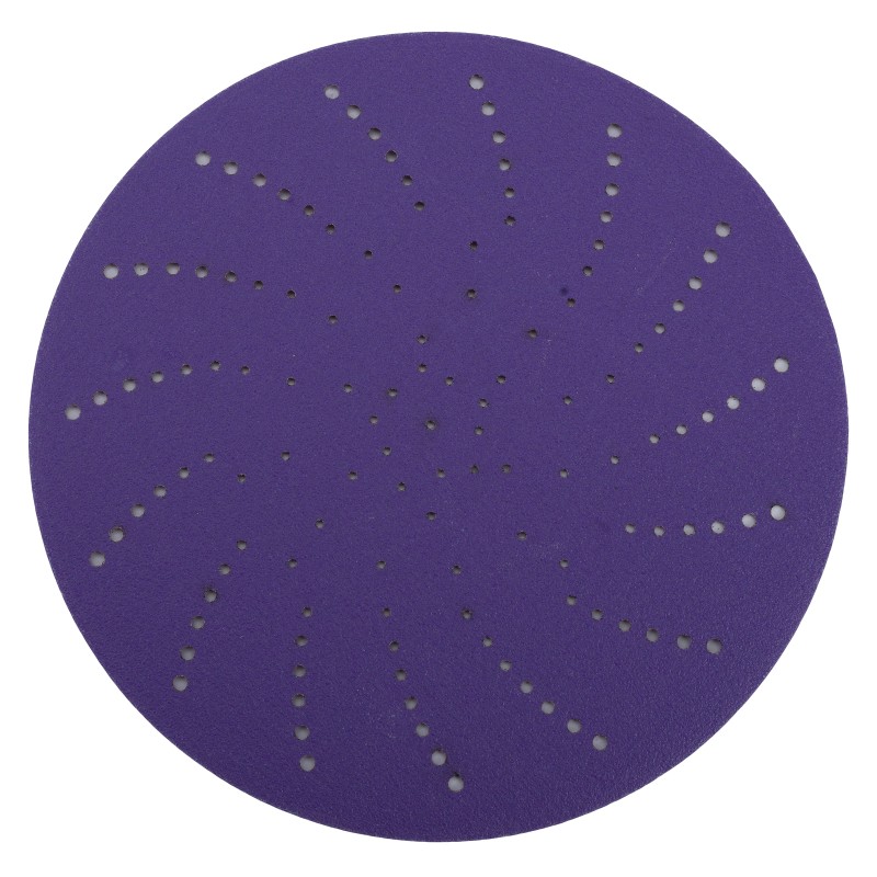 Круг шлифовальный c мультипылеотводом Purple, P180, PROBOS CERAMIC FILM Hookit CF775, 125 мм