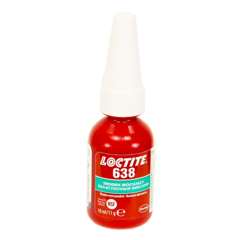 Фиксатор вал-втулочный быстроотверждаемый LOCTITE 638 10мл Фиксатор вал-втулочный быстроотверждаемый LOCTITE 638 10мл