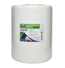 Нетканый протирочный материал PROBOS DELTA 6657W, 65 г/м2, белый, сетчатая структура,30х40см,300 л/р