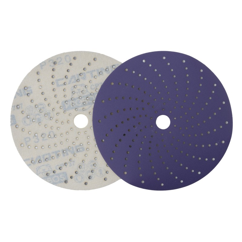 Круг шлифовальный c мультипылеотводом Purple, P320, PROBOS CP737 CERAMIC Hookit , 150 мм