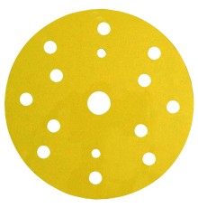 Круг абразивный, золотой, 15 отверстий, Р80, 150 мм,3M™ Hookit™ 255P+