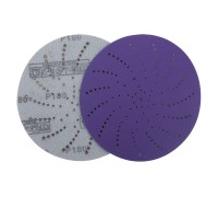 Круг шлифовальный c мультипылеотводом Purple, P180, PROBOS CERAMIC FILM Hookit CF775, 125 мм