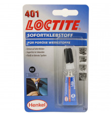 Клей моментальный цианоакрилатный общего назначения LOCTITE 401 3гр