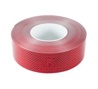 Лента световозвращающая металлизированная RTLITE RT-V104M 50,8 мм х 50 м, красная